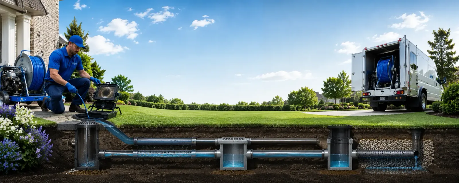 Outdoor drain cleaning information for Lopez, PA
